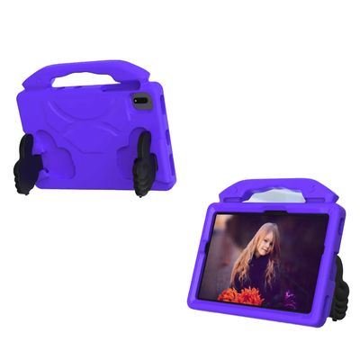 Imagen 2 del producto Carcasa Niño Antigolpe Para Tablet Samsung A9 Plus + Mica Fucsia