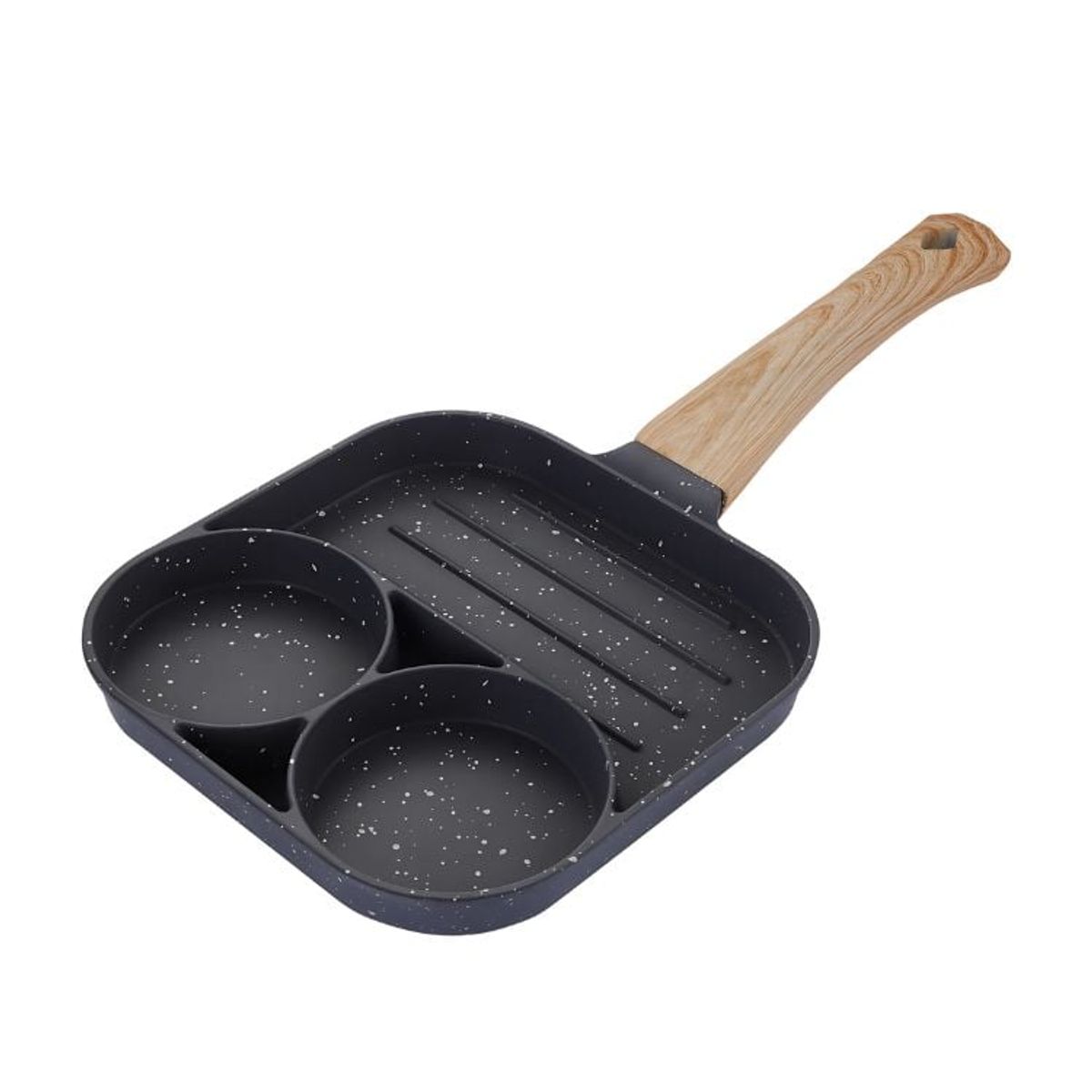 CRUSEC - Sartén Antiadherente Comidas Variadas 3 y 4 Espacios