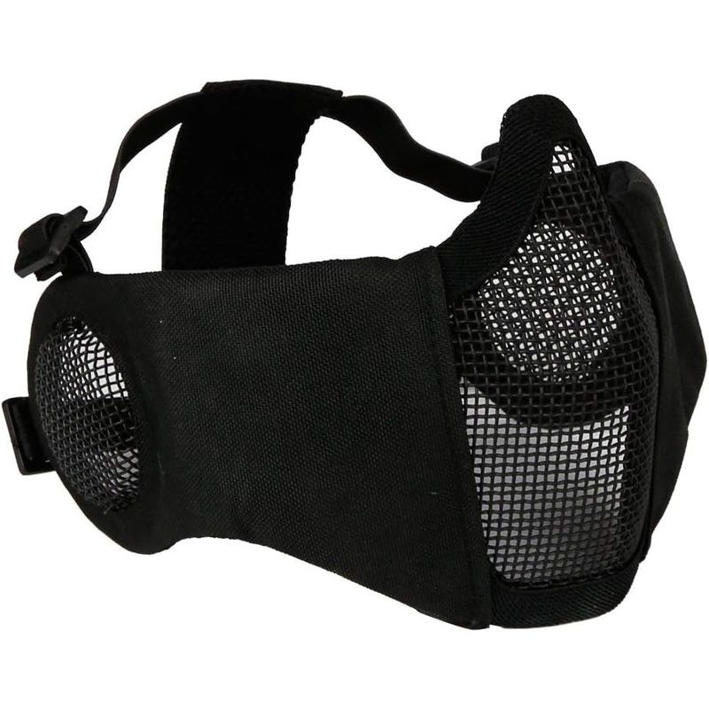 GENERICO - Mascara Airsoft Paintball Con Proteccion Orejeras Ajustable