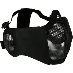 GENERICO - Mascara Airsoft Paintball Con Proteccion Orejeras Ajustable