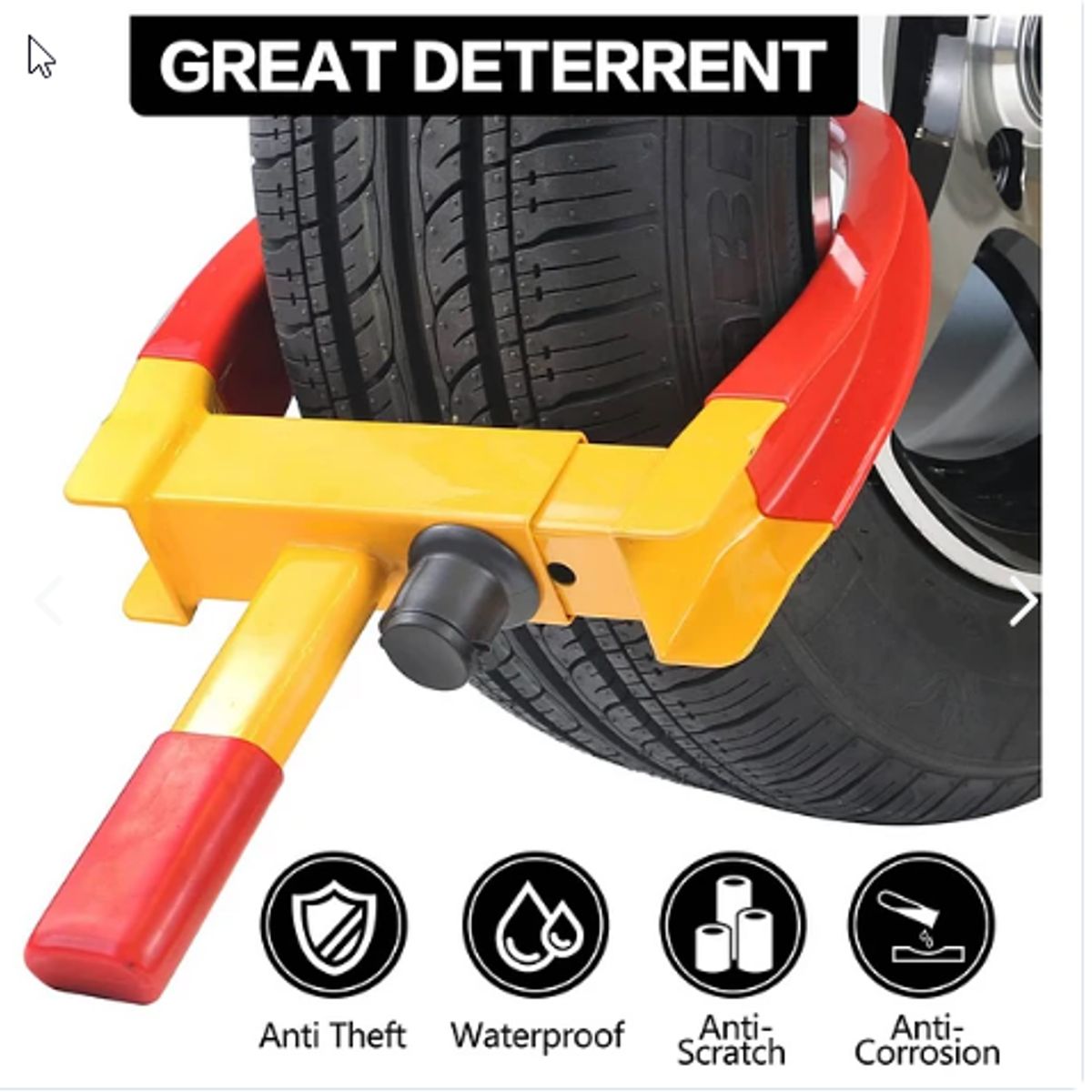 GENERICO - Bloqueador De Neumaticos Antirobo