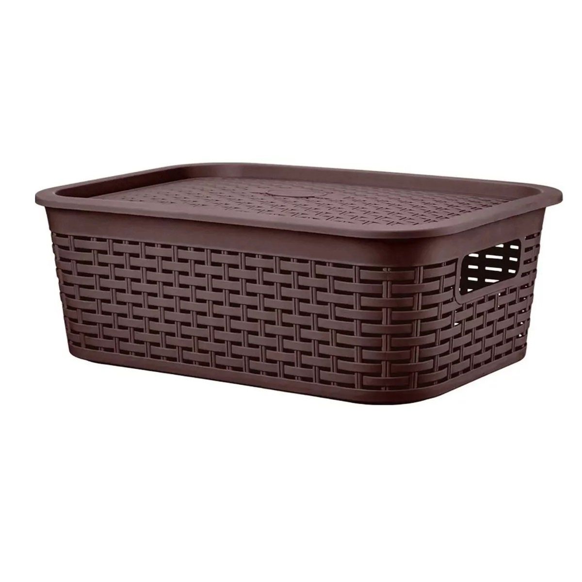 REYPLAST - Canastilla Caja Organizador 13litros Canastilla Tapa Tavarúa