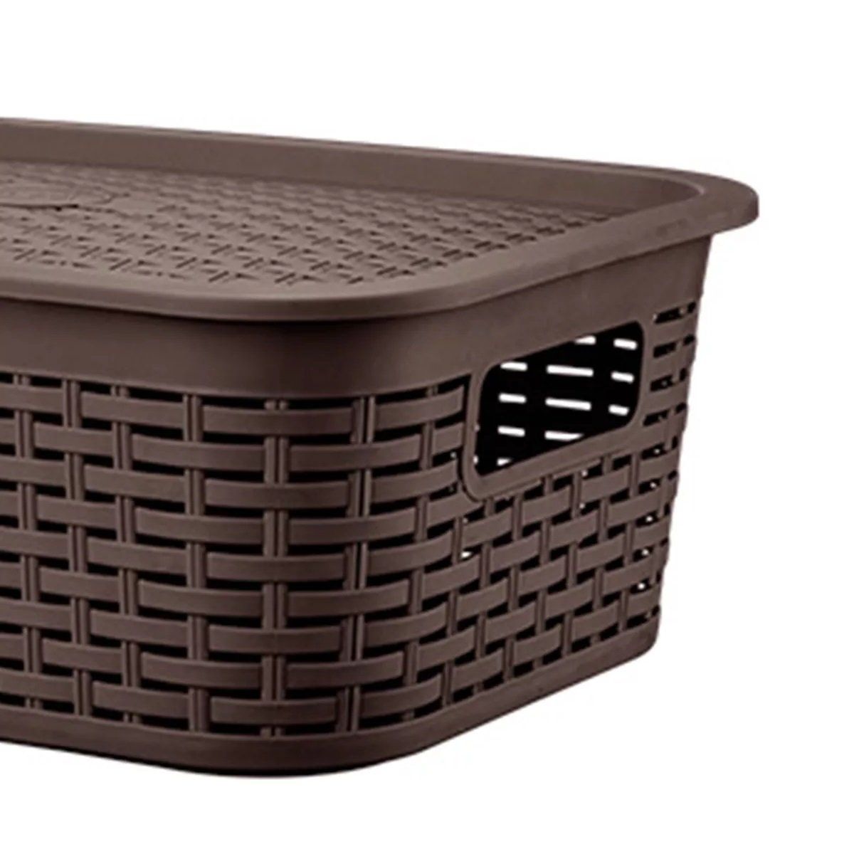 REYPLAST - Canastilla Caja Organizador 13litros Canastilla Tapa Tavarúa