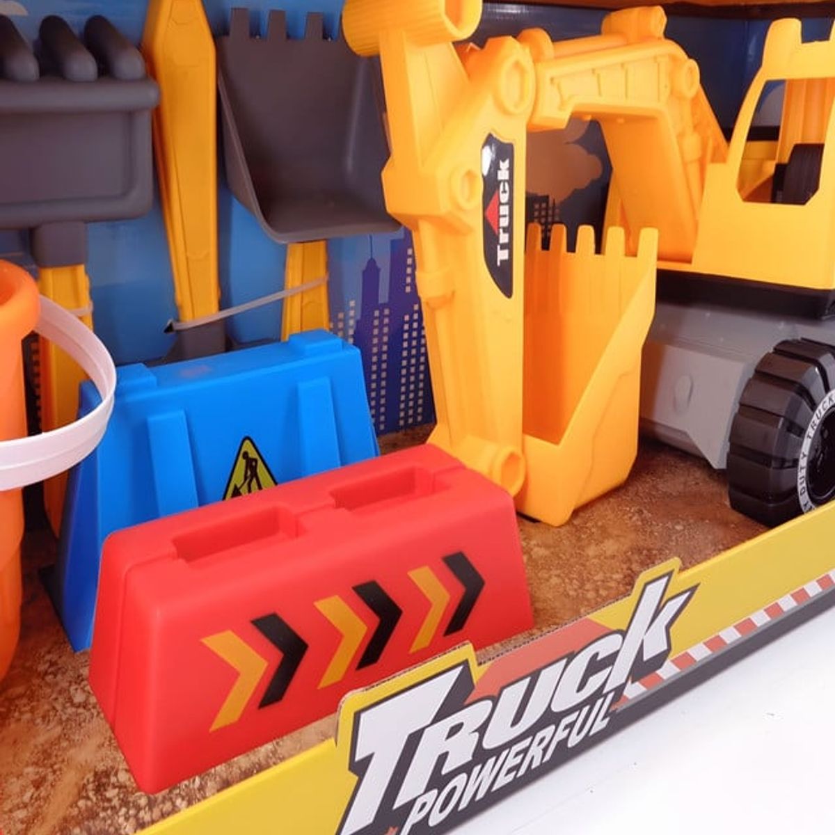 GENERICO - Retroexcavadora Set de Construcción Juego Infantil Niño