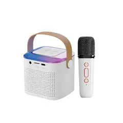AUDIOPRO - Parlante Karaoke Bluetooth Con Micrófono Ap Blanco - SC