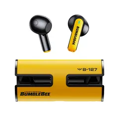 TRANSFORMERS - Audífonos Bluetooth TF-T02 Amarillo