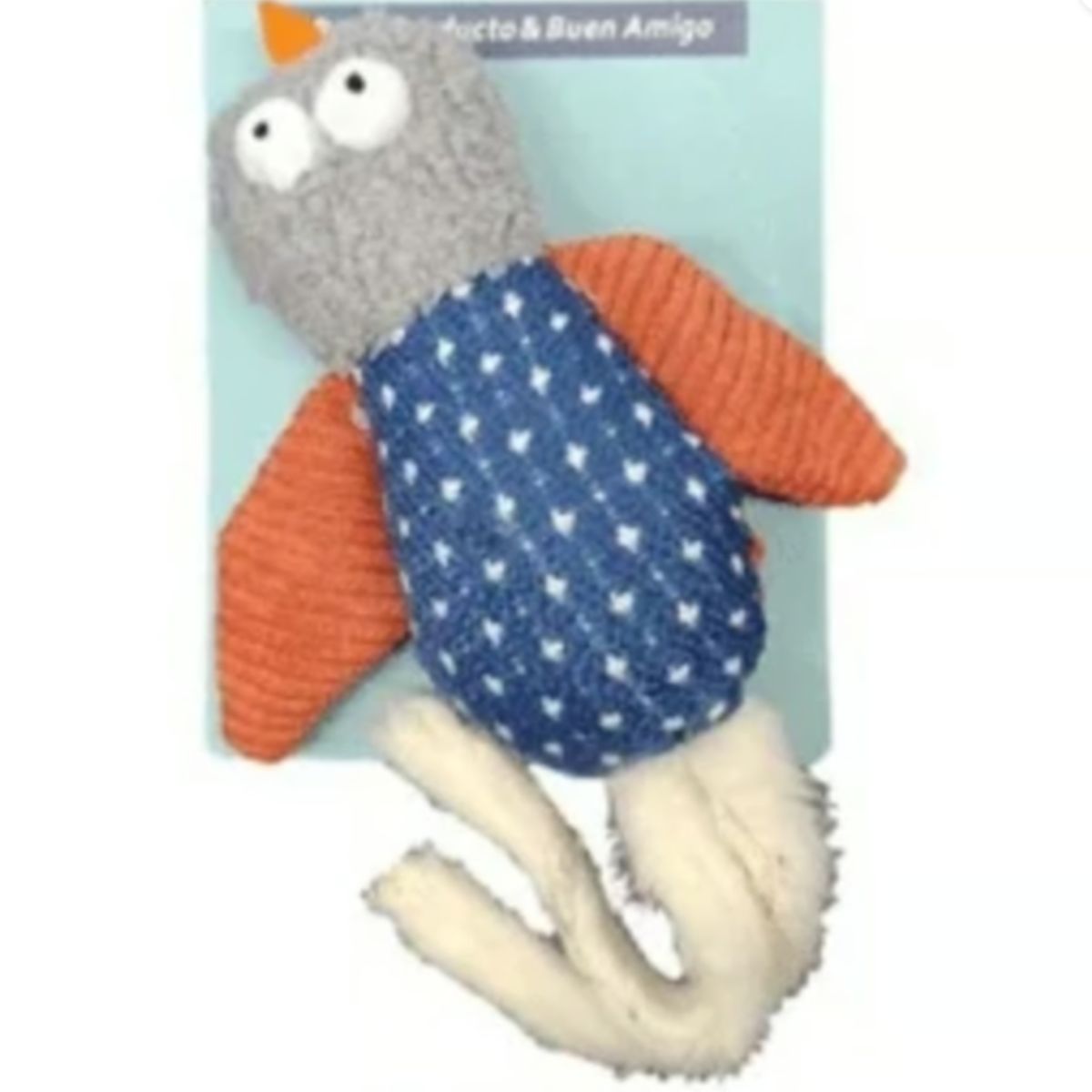 GENERICO - Juguete Peluche Forma Pajaro Para Gatos Mascota