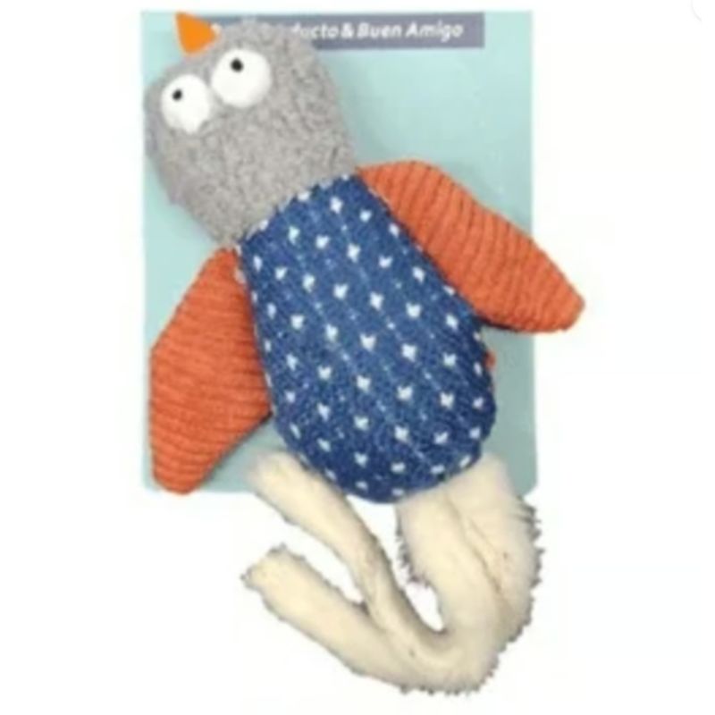 GENERICO - Juguete Peluche Forma Pajaro Para Gatos Mascota