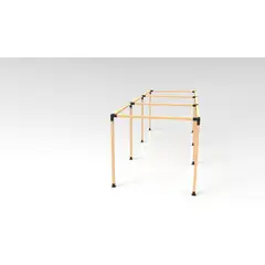 GENERICO - KIT DE PÉRGOLAS Y TERRAZAS MADERAS DE 4x4 95x95mm DE 9X3 METROS