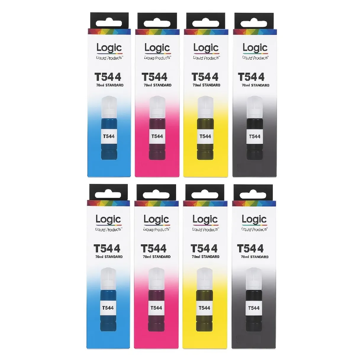 GENERICO - Botellas de Tintas Compatibles para T544 Pack X2