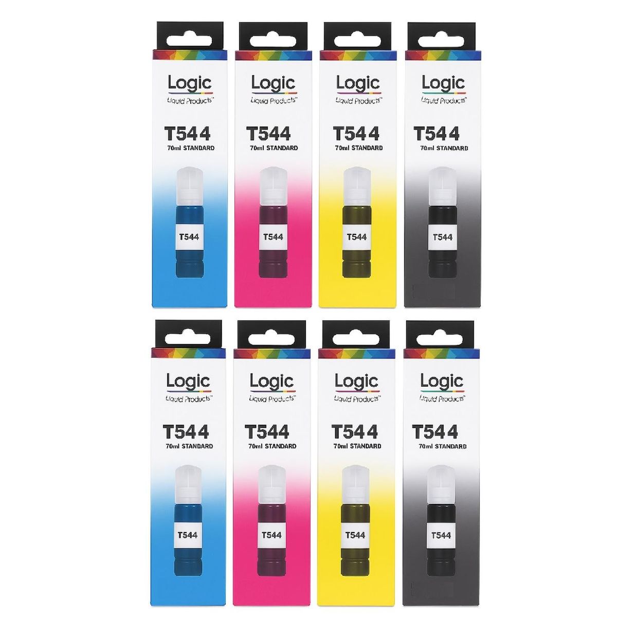 GENERICO - Botellas de Tintas Compatibles para T544 Pack X2