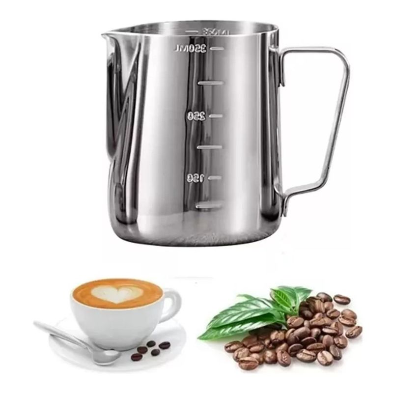 GENERICO - Jarra De Espuma De Leche Barista Cafe jarra barista 350ml
