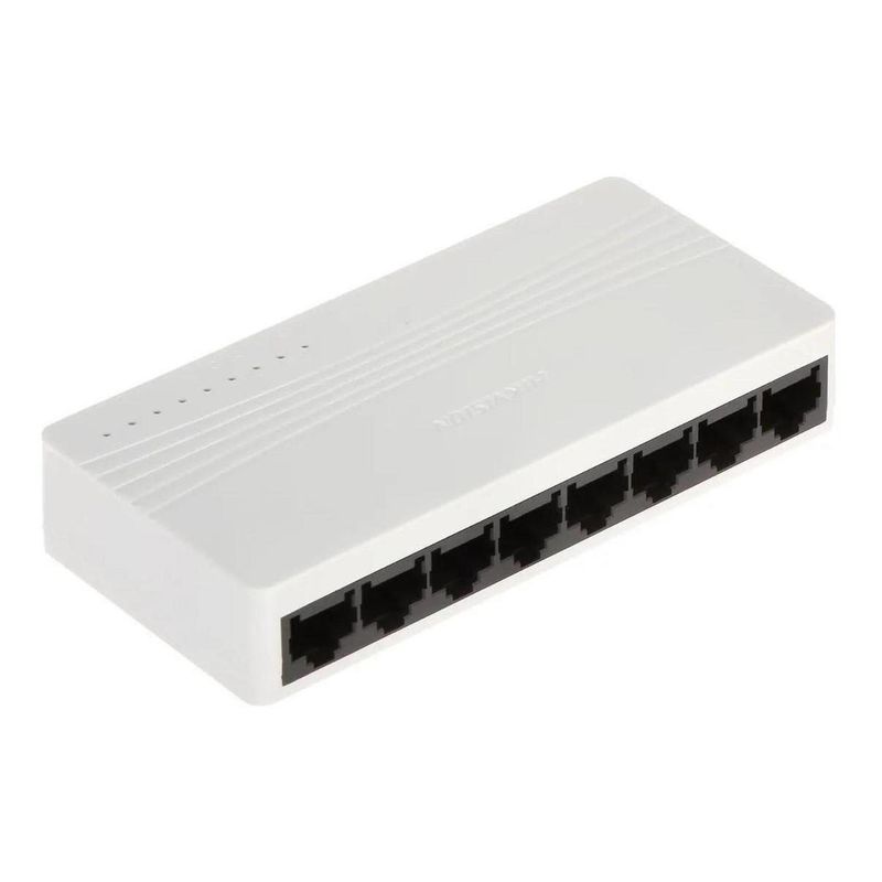 HIKVISION - Switch Conmutador Hikvision 10100 Ds-3e0108d-e De 8 Puertos