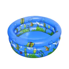 GENERICO - Piscina Inflable 120cm Para Niños 3 Anillos Azul
