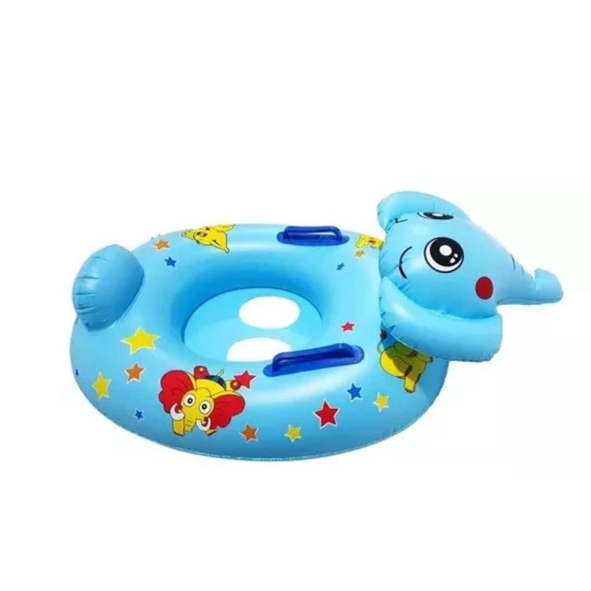 GENERICO - Flotador Inflable Elefante Azul 70x55 Cm