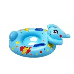 GENERICO - Flotador Inflable Elefante Azul 70x55 Cm