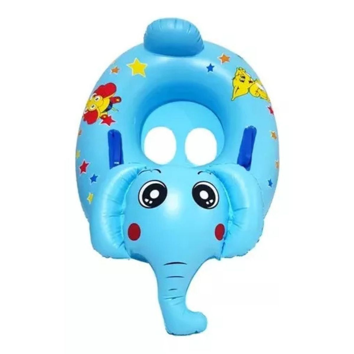 GENERICO - Flotador Inflable Elefante Azul 70x55 Cm
