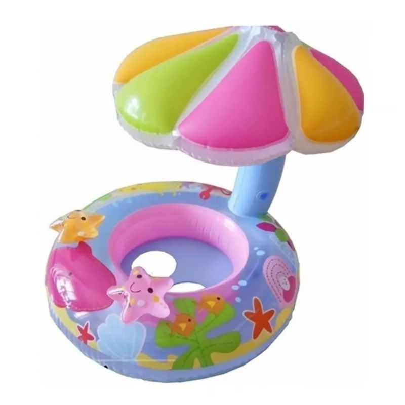GENERICO - Flotador Inflable Silla 70x60 Cm Colores Piscina