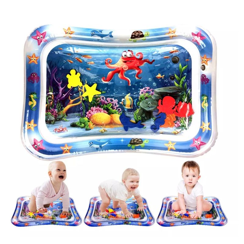 GENERICO - Alfombra Didáctica Inflable Sensorial Con Agua Para Bebes