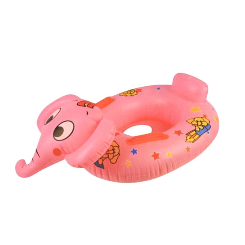 GENERICO - Flotador Inflable Elefante Rosado 70x55 Cm