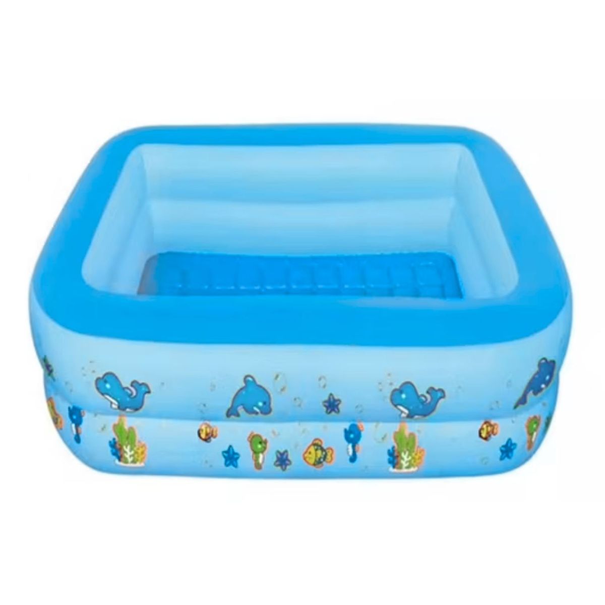 GENERICO - Piscina Inflable Rectangular 120x90x36 Azul