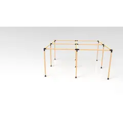 GENERICO - KIT DE PÉRGOLAS Y TERRAZAS PARA MADERAS DE 4x4 95x95mm 6X6 METROS