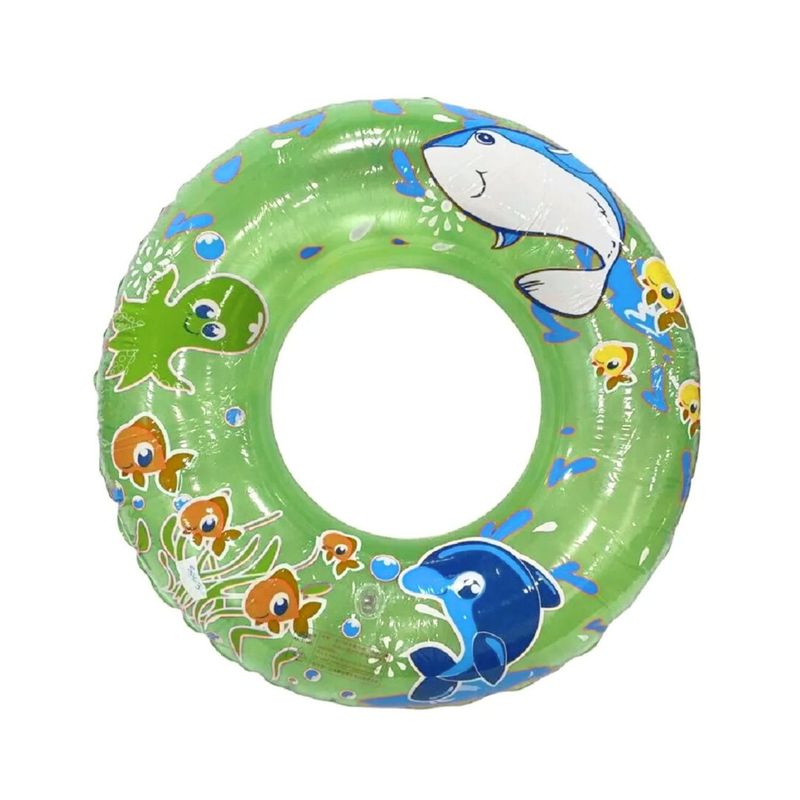 GENERICO - Flotador Redondo Diseño Mar Verde Salvavidas 90 Cm
