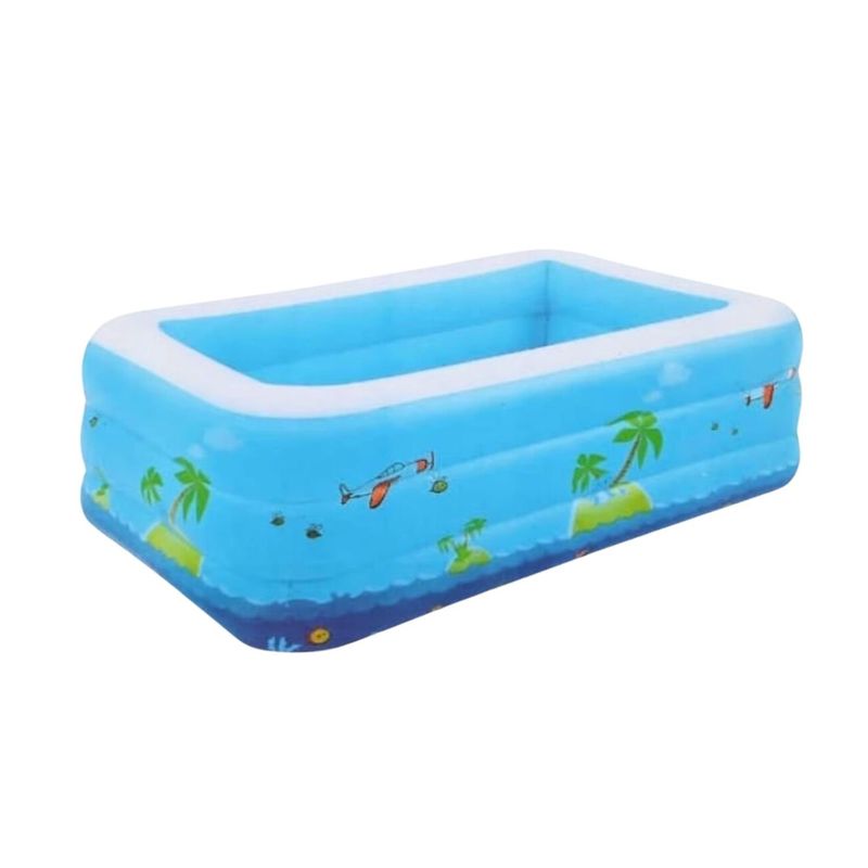 GENERICO - Piscina Inflable Azul Islas Mar 150x100x50Cm