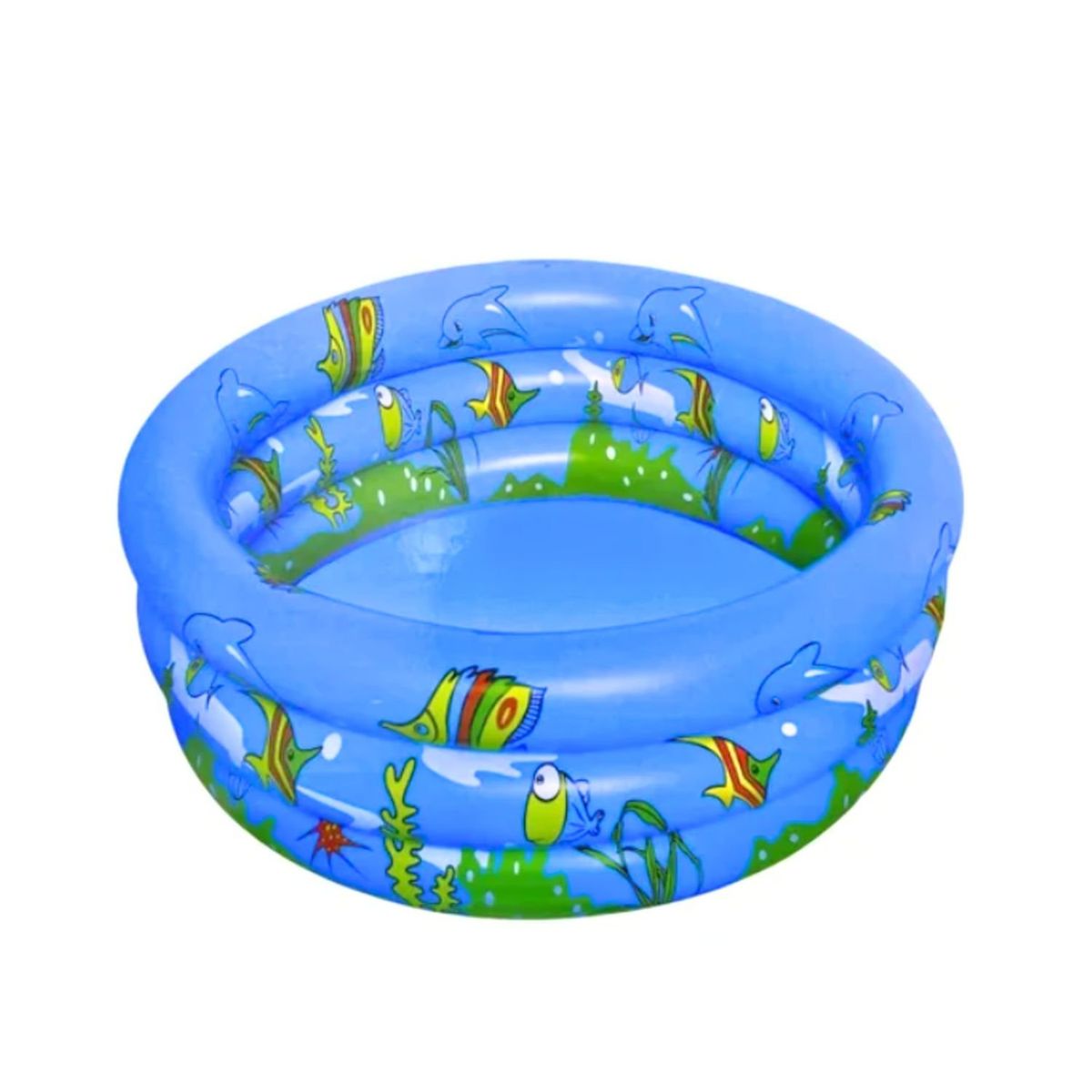 GENERICO - Piscina Inflable 90cm Para Niños 3 Anillos Azul