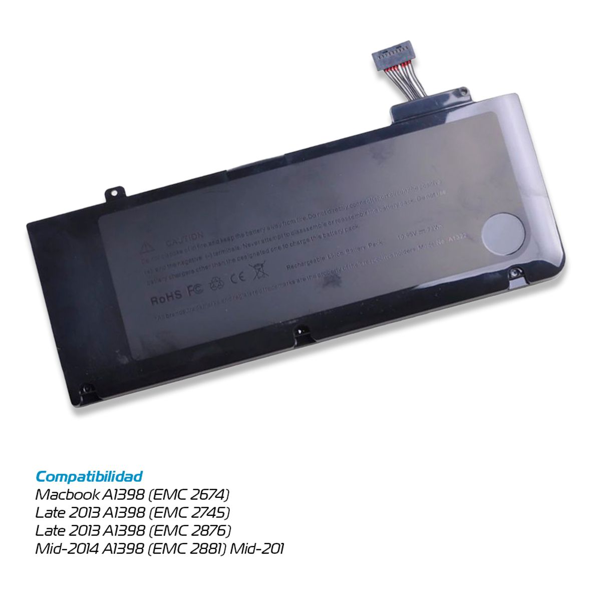 GENERICO - Bateria compatible para Macbook Pro 13” A1278 Año 2009-2012