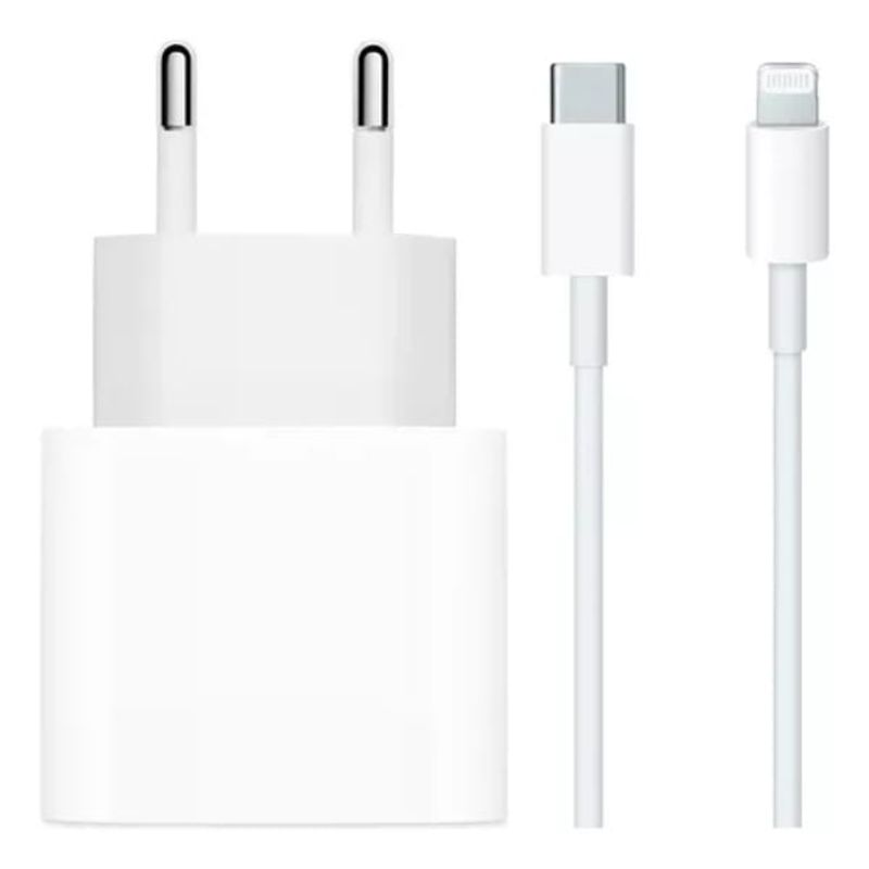 APPLE - Cargador Carga Rapida Para iPhone Apple 20w Lighthning
