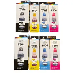 GENERICO - Pack X2 Tintas Compatibles para T504 Modelos L-4150 L-4160
