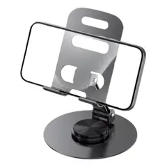 GENERICO - Soporte Celular iPad Tablet Escritorio Giratorio Metalico