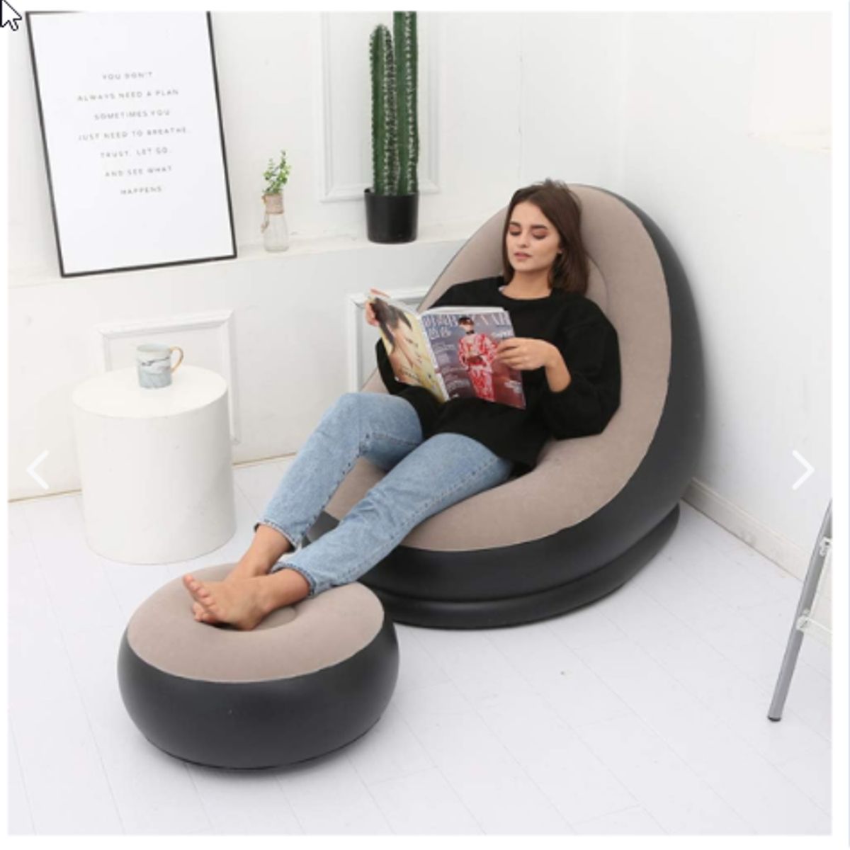 GENERICO - Tumbona Mueble Inflabe Moderna De Lujo