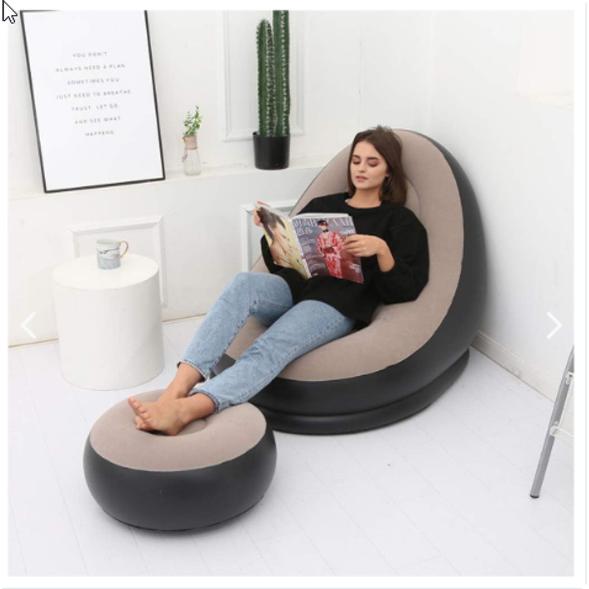 GENERICO - Tumbona Mueble Inflabe Moderna De Lujo