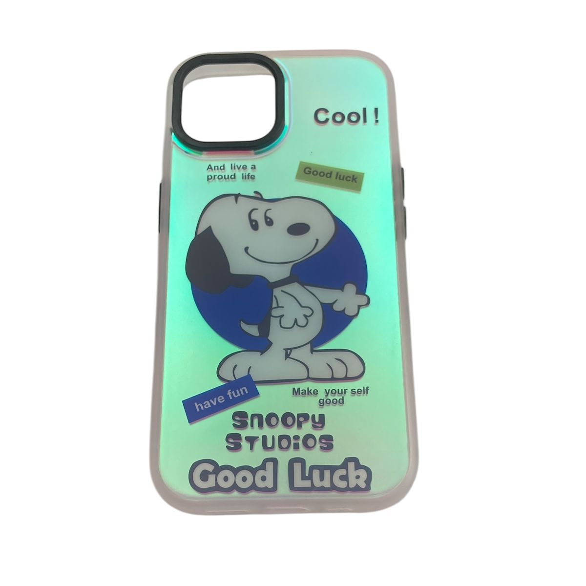 JOIGO - Carcasa Anti Golpes Para iPhone 15 Tematica Snoopy Luck