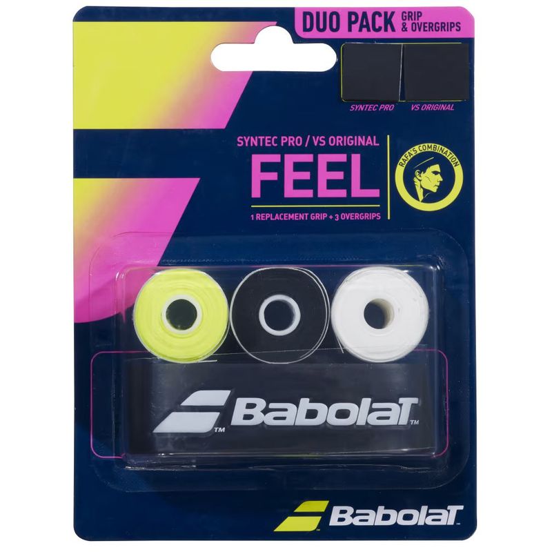 BABOLAT - DUO PACK SYNTEC PRO X1 + VS ORIGINAL X3