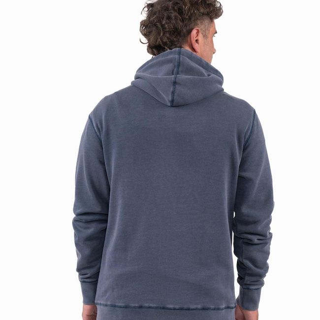 KAYA UNITE - Polerón Hombre Full Zip Liviano Solid Navy