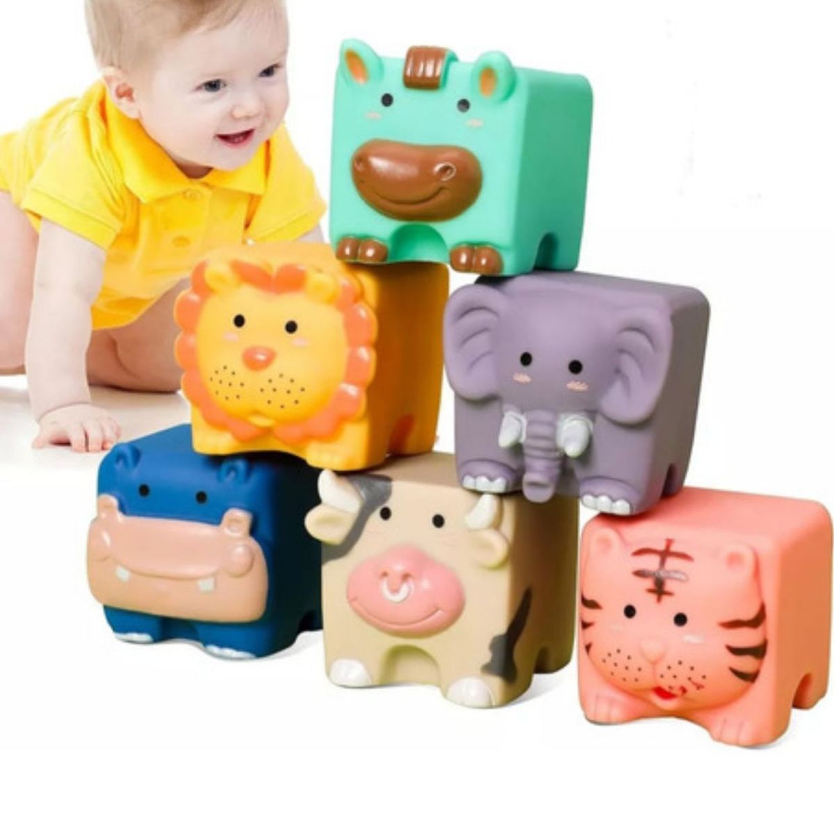 GENERICO - Bloques De Construcción Apilables Juguete kit dentincion