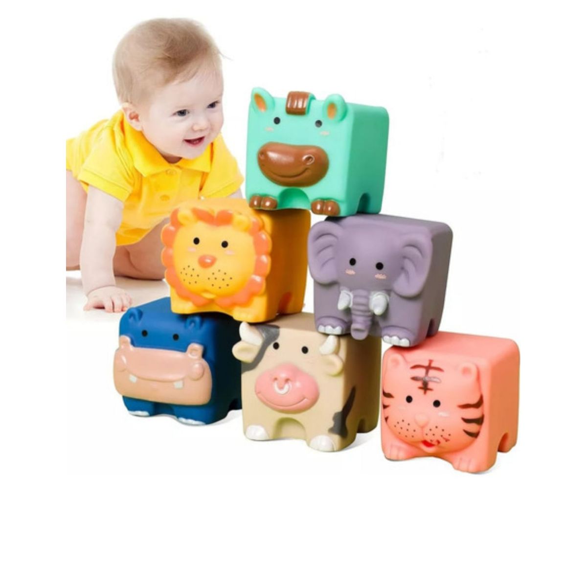 GENERICO - Bloques De Construcción Apilables Juguete kit dentincion