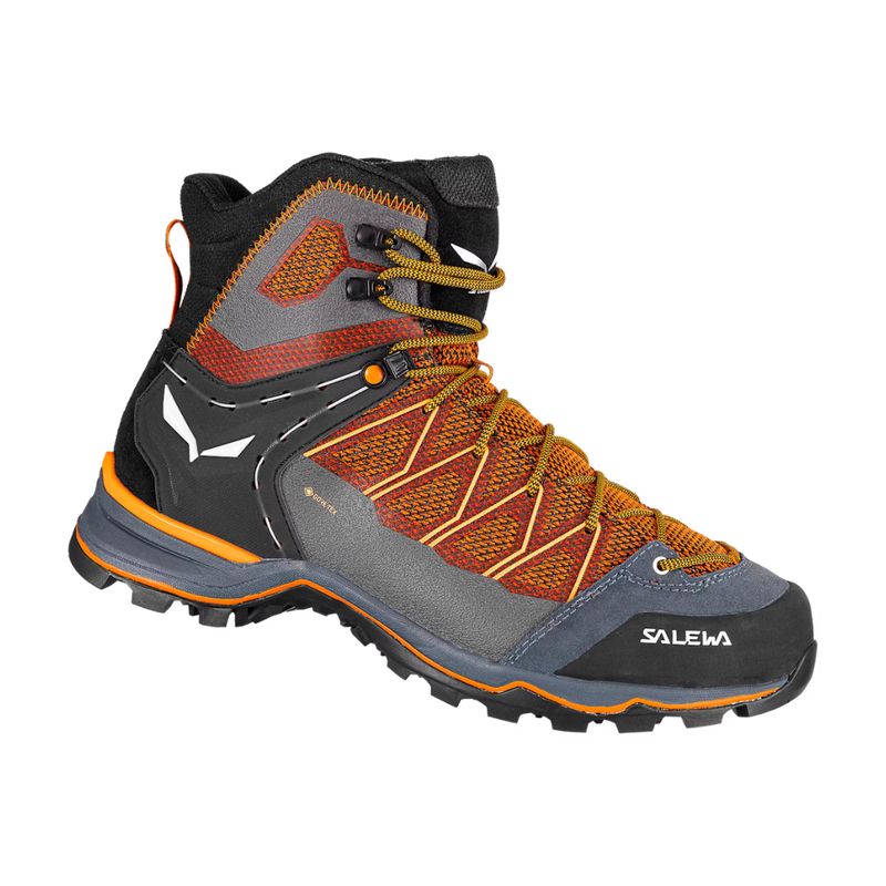 SALEWA - Zapato Hombre MTN Trainer Lite Mid GTX Black Out/Carrot