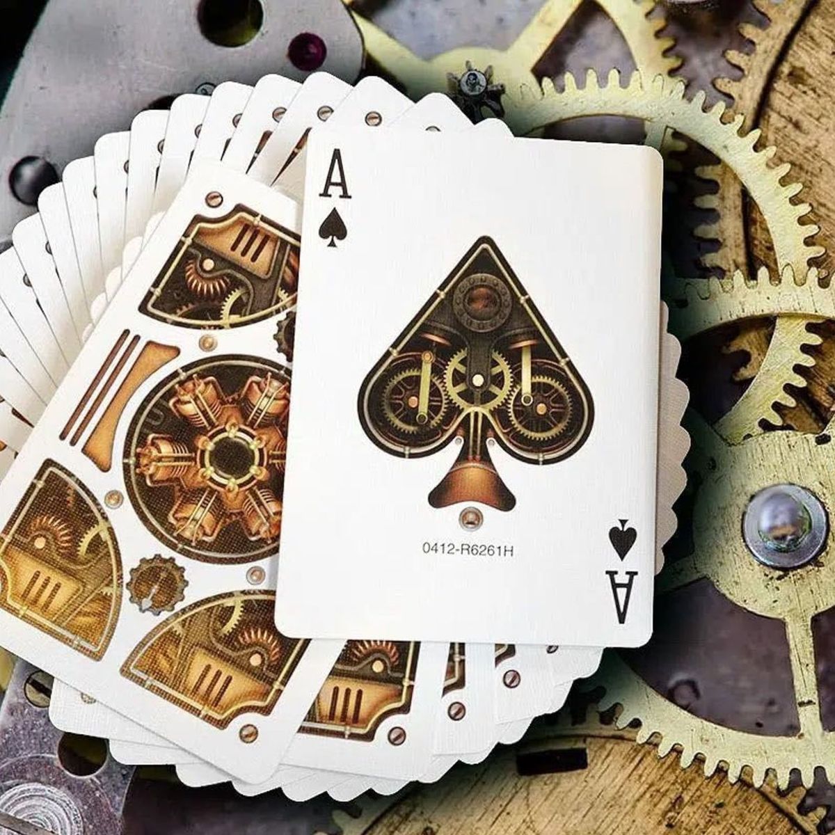 BICYCLE LINE - Baraja Bicycle Steampunk Gold Magia Cardistry
