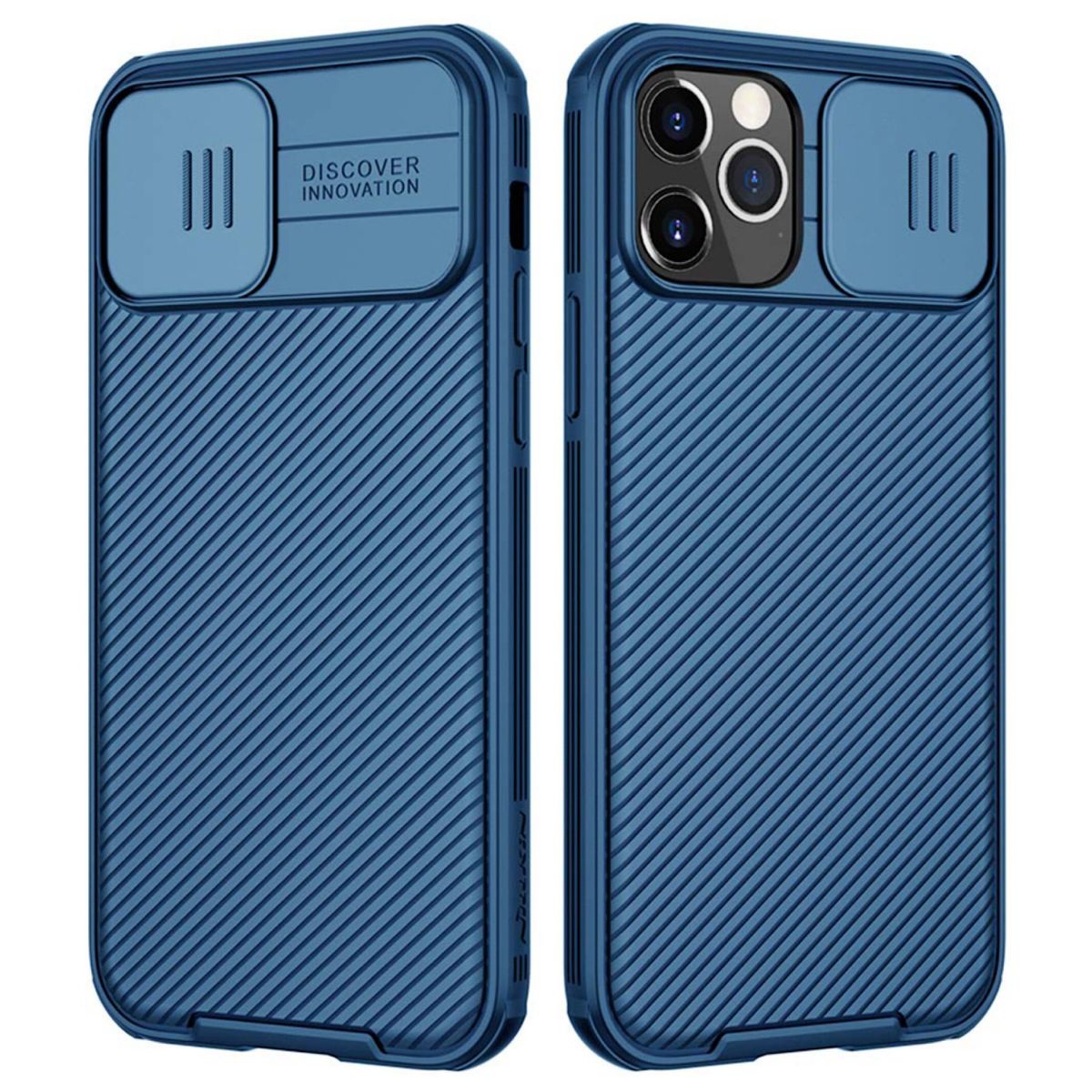 NILLKIN - Carcasa Nillkin Camshield Pro Para iPhone 12 Pro Max-Azul