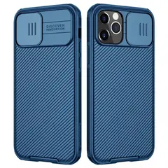 NILLKIN - Carcasa Camshield Pro Para iPhone 12 Pro Max-Azul