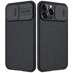 NILLKIN - Carcasa Camshield Pro Para iPhone 12 Pro Max-Negro