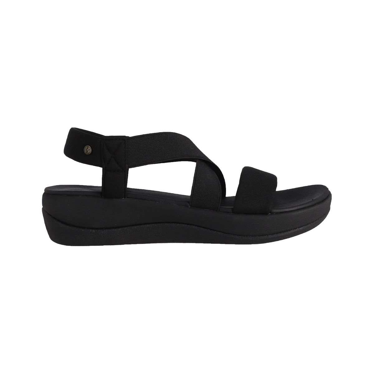 BAMERS - Sandalias Plataforma Mujer Bamers Capri Negro
