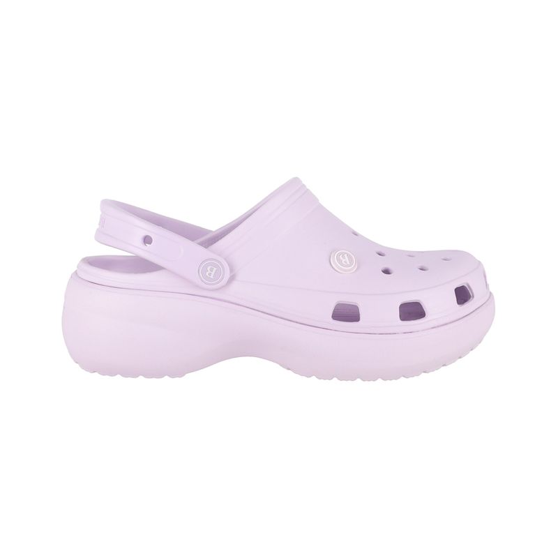 BAMERS - Zuecos Plataforma Mujer Bamers Air Morado