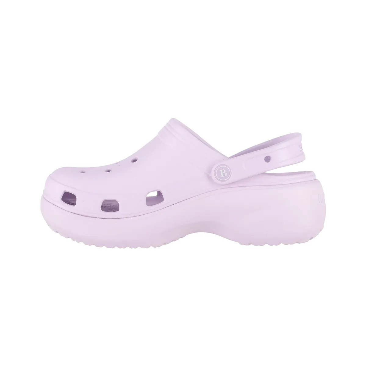 BAMERS - Zuecos Plataforma Mujer Bamers Air Morado