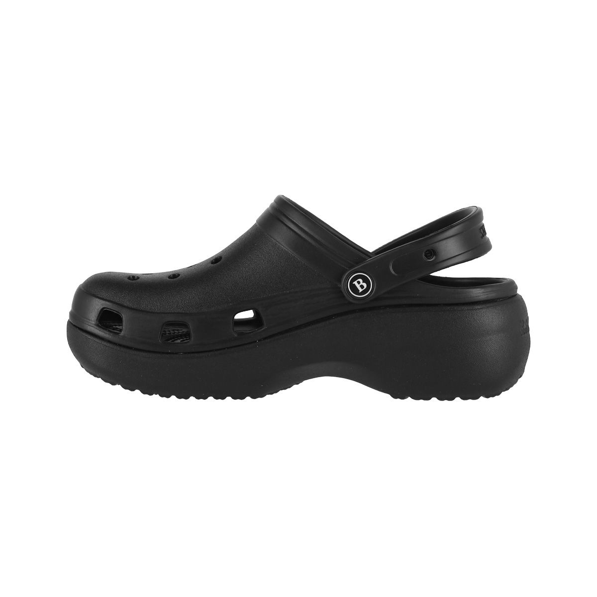 BAMERS - Zuecos Plataforma Mujer Bamers Air Negro