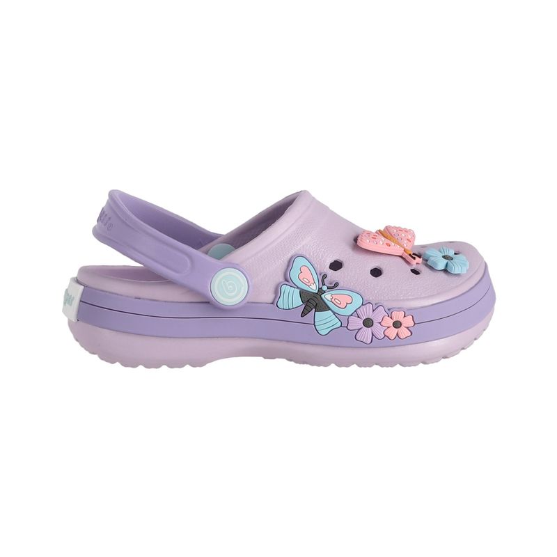 BAMERS - Zuecos Niñas Bamers Airline Morado
